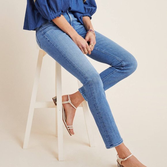 mother mid rise jeans